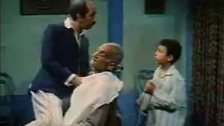 مشهد مضحك من فيلم زيارة السيد الرئيس الامريكي دندنها