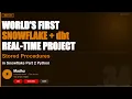 Stored Procedures in Snowflake Part 2 Python Time Variant
