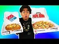 I Tried Ordering Every Topping On My Pizza From Papa Johns Dominos