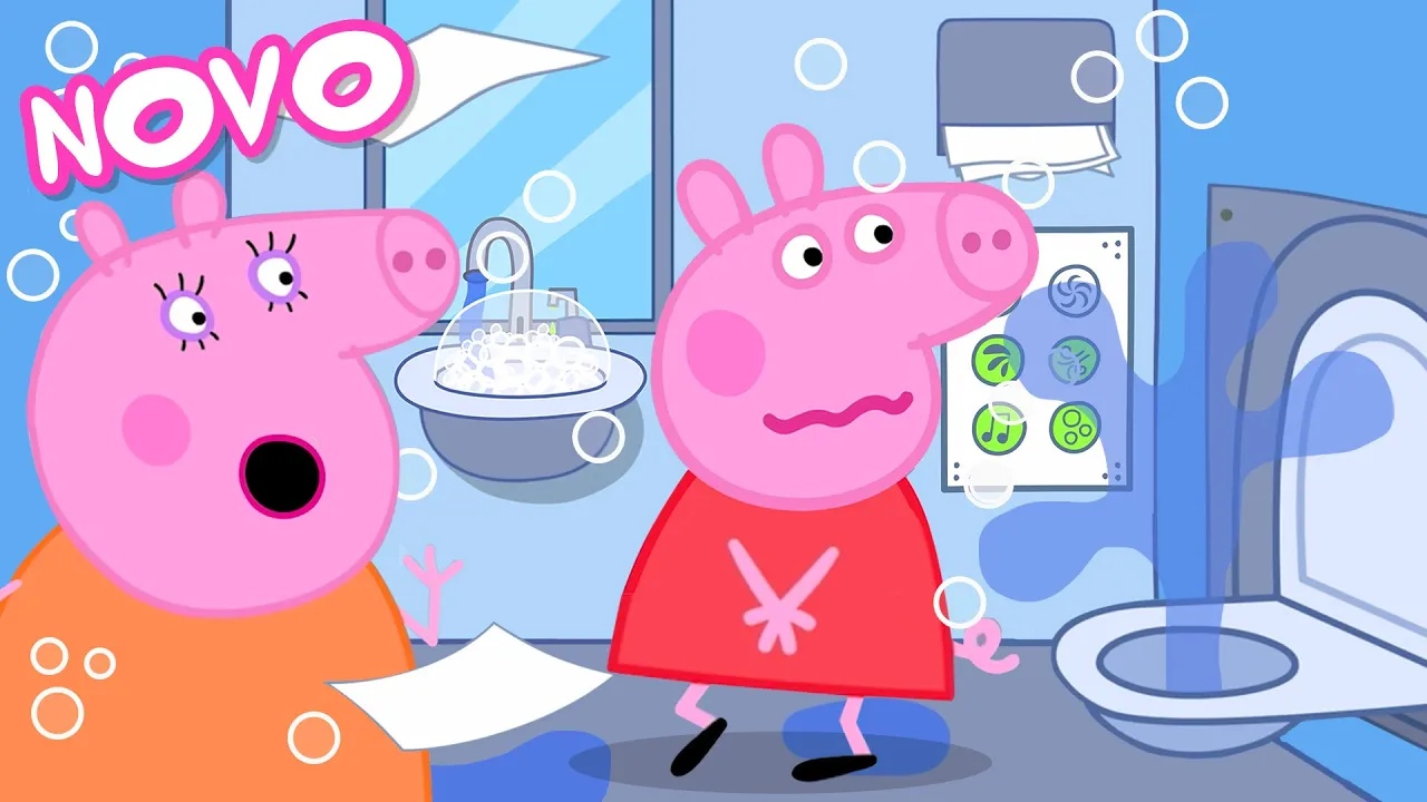 Peppa Pig Português Brasil | Um Banheiro Sofisticado | NOVO Contos da Peppa Pig