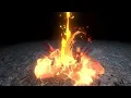 Unity Game VFX Fire axe warrior