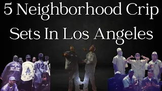 5 Neighborhood Crip Sets In Los Angeles California - La Gangs