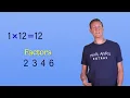 0 178 GCF Greatest Common Factor Math Antics Extras