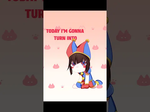 Cute clown VS Cute bunny: TADC animation 🎪🐰 #shorts #animation