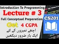 CS201 Lecture 3 CS201 Short Lectures Introduction To Programming