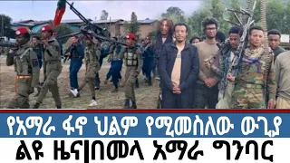 የአማራ ፋኖ ህልም የሚመስለው ውጊያ በመላ አማራ ስለትምህርት ፋኖ 