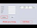 Java Tutorial - How To Add Row To JTable Form TextField in java in NetBeans With Source Code