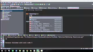 Introduction to Python - Lesson 11 Functions