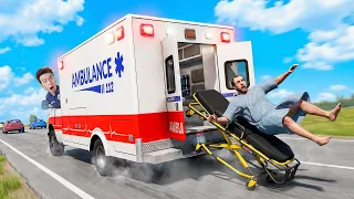 ВРАЧИ УБИЙЦЫ! СРОЧНАЯ ДОСТАВКА ПАЦИЕНТА в BeamNG.drive!