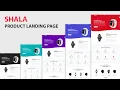 Product Landing Page using Html Css Bootstrap 4