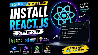 How to Install React js in 2026 Complete Beginner Setup Guide Vite VS Code Node js