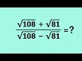 Morocco A Nice Square Root Math Olympiad Problem How to solve