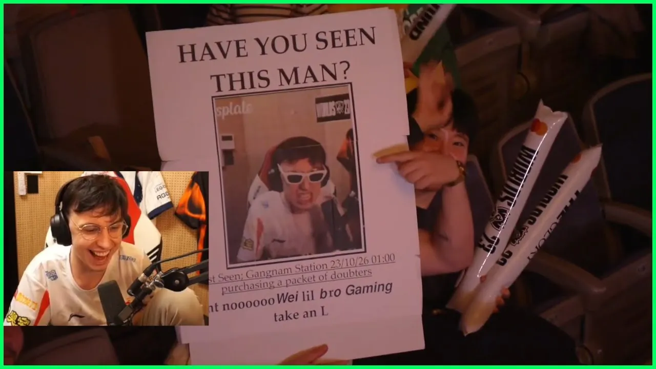 Sign For CAEDREL In Worlds 2023 Crowd