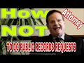 Legal advice - HOW NOT to do public records requests