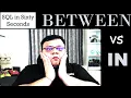 Performance Comparison - IN vs BETWEEN