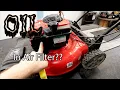 Craftsman Push Mower Won t Start Smokes Runs Rough - Oil In Air Filter Common Issue