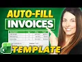 Excel Invoice Template That Auto-Fills Client Data XLOOKUP Tutorial