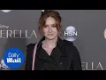 Karen Gillan looks casual in trench coat at Cinderella premiere - Daily Mail