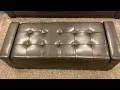 My Review of the Christopher Knight Leather Storage Ottoman