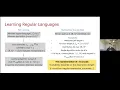 Idan Attias On the Hardness of Learning Regular Expressions