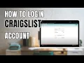 How to Login to Craigslist Account