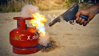 I Shot a Real LPG Cylinder 🔥 X_dot
