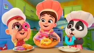Daddy & Baby Cooking Together | Lalafun Nursery Rhymes & Kids Songs