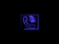 Call Neon Sign Animation Glowing Call Neon Icon Animation Phone Symbol Motion Graphic Glowing Com