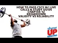 How to pass CSCS w LIVE CALLS study guide Ch 12 breakdown Validity vs reliability Show Up Fitness