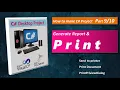 Print Report sending the data to printer Print Document CSharp Sql Banking Project Part 9