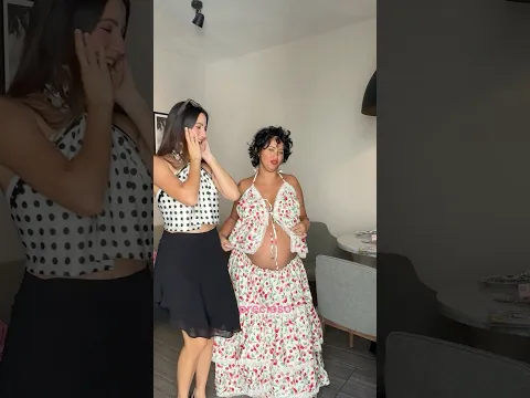 Así quedó el outfit de embarazada para mi amiga 🤰🏻👼🏼😭