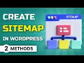 How to generate a sitemap in WordPress website how to create sitemap in WordPress without plugin