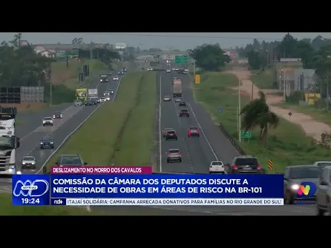 Audiência pública em Brasília debate intervenções necessárias na BR-101 após deslizamento