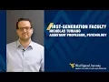 First-Generation Faculty Nicholas Turiano