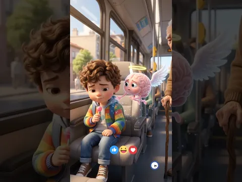THE BEST LESSON IN THE BUS! 🚌❤️ #trending #viralvideo #3danimation#shortvideo #coolvideo #viral