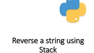 Reversing string using stack DSA