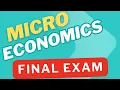 Micro Economics final exam