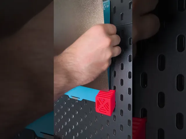 IKEA Skadis Hack – 3D Printer Plate Holder! video thumbnail
