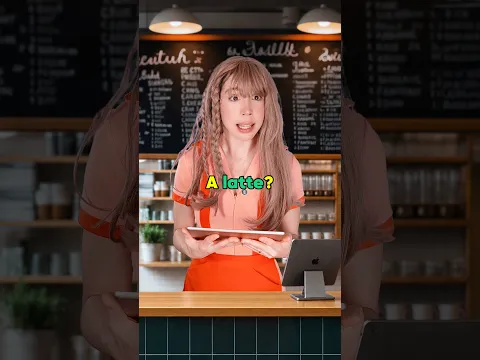 Ordering coffee in English be like: