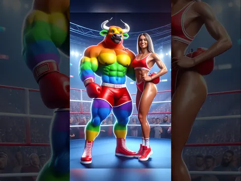 Rainbow Ox 🆚 Wild Boar 😱💥 Revenge Of Ox 😭#viralvideo #shorts #trending #boxingai #viral #aiviral