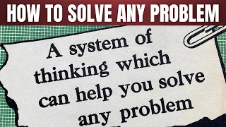 4 Steps To Solve Any Problem 