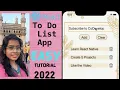 React Native Tutorial for Beginners - Build a To Do List App React Native App