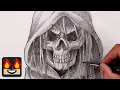 How To Draw the Grim Reaper Sketch Tutorial