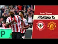 Thiago DOUBLE Jensen strikes late Brentford 3-1 Manchester United Premier League Highlights