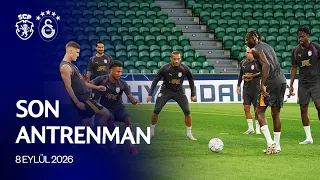 🔴 Galatasarayımız, Sporting CP maçı öncesi son antrenmanını gerçekleştiriyor 👇 #SCPvGS #UCL
