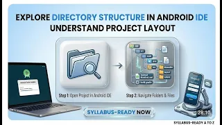 Explore Directory Structure in Android IDE MAD Practical MSBTE