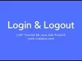 java web project using JSP MYSQL and Servlet login and logout Part 2