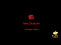 One Direction - 18 (Karaoke Version)