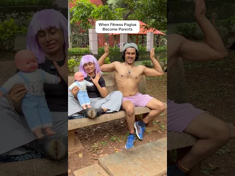 When Fitness Paglus Become Parents🏋🏻#funnyshorts #fitness #bodybuilding #workout #laugh #newborn