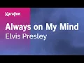 Download Lagu Karaoke Always on My Mind - Elvis Presley *